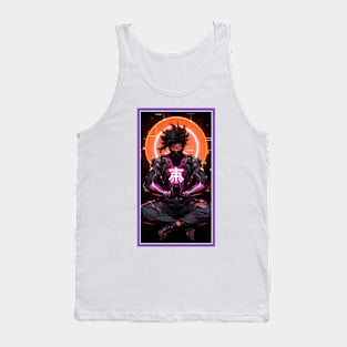 Anime Hero Power Meditation | Quality Anime Artwork | Anime Power Energy Meditation |  Manga Anime Art Tank Top